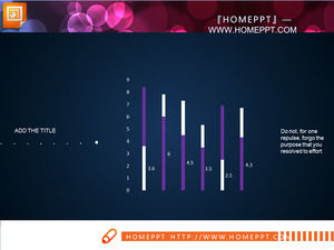 Sederhana datar ungu putih dua warna grafik PPT Download