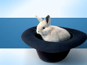 Küçük tavşan sihirli şapka