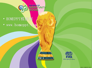 Viva fondo Copa Copa Mundial de PPT plantilla de descarga
