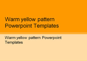 Quente padrão amarelo modelos de Powerpoint